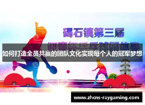 如何打造全员共赢的团队文化实现每个人的冠军梦想